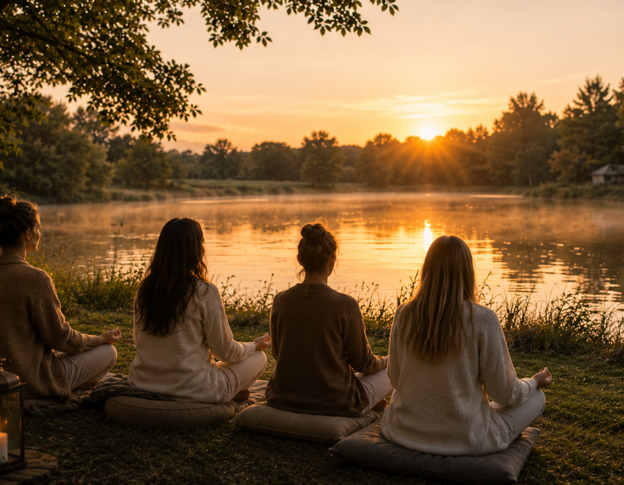 Paddleboarding and outdoor activities at The Shift Retreats
